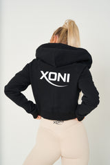 Cropped Zip Hoodie